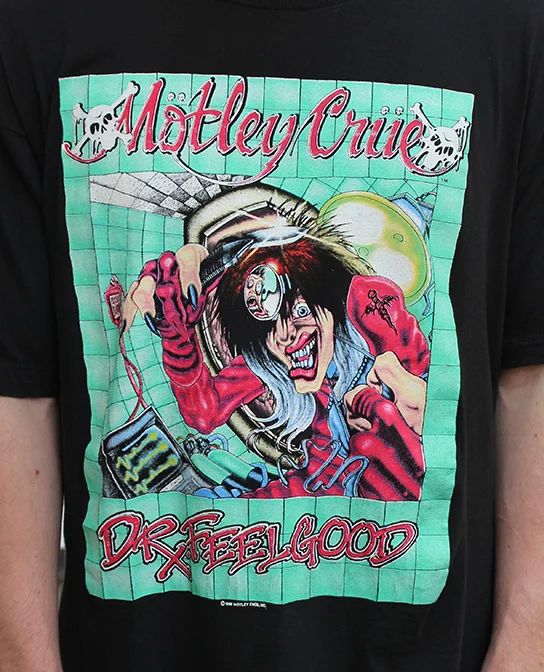 Vintage Motley Crue Dr Feel Good T Shirt (Size L) — RootsBK